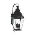 thumbnail image 6 of Livex Lighting Exeter Outdoor Wall Lantern in Black, 6 of 8