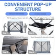 thumbnail image 5 of IVV Pop Up Gazebo - 6.8' x 7.2' Screen Tent with/ 4 Mesh Sidewalls and Carry Bag, Camping Canopy Screen House for Outdoor Activities (Gray), 5 of 10