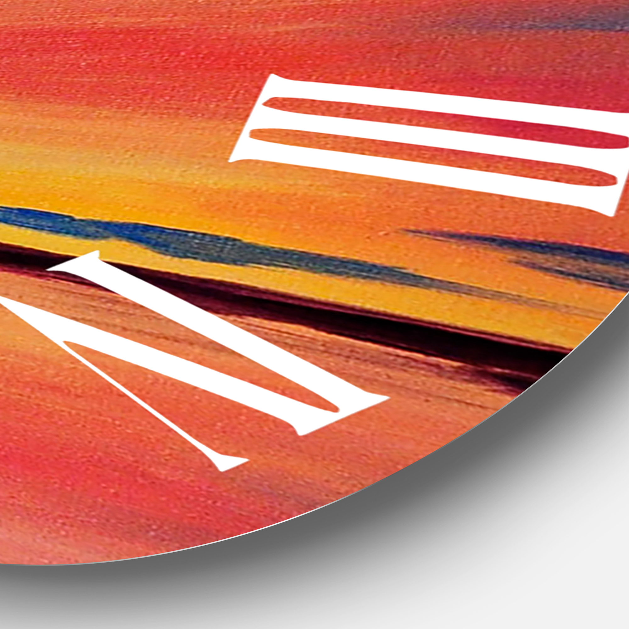Designart 1 in Coastal Wall Clock