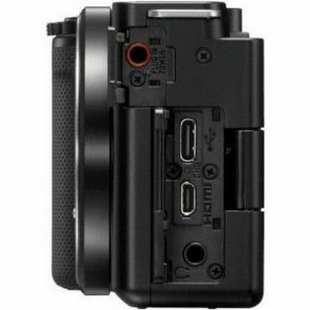 Sony - Alpha ZV-E10 Kit Mirrorless Vlog Camera with 16-50mm Lens - Black