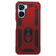thumbnail image 1 of Funda Uso Rudo Con Anillo Magnético Para ZTE Axion 40 Lite Cely Vesmir Rojo Más 2 Micas De Cristal, 1 of 5