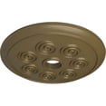 thumbnail image 3 of Ekena Millwork 25 1/4"OD x 4"ID x 2"P Spiral Ceiling Medallion (Fits Canopies up to 4"), Hand-Painted Mississippi Mud, 3 of 6