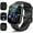 Black, variant on AI Smart Watch for Women Men 1.91" HD Touch Screen with Dual-Mode Smart Bluetooth Call and Voice Assistant 100+ Sport Modes IPX7 Waterproof Fitness Watch for Android/iPhone