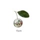 thumbnail image 2 of Yuarrent Bolas de discoteca de cereza decoración moderna seta Kawaii espejo de vidrio simulado sala de estar decoración del hogar para Bar DJ Decoración del hogar sencillo de plata 15cm, 2 of 6