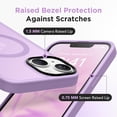 thumbnail image 4 of 3-in-1 Entronix Bundle for iPhone 15, Magnetic Sturdy Matte Case 2 Screen Protector, Purple, 4 of 7