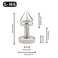 thumbnail image 2 of 1Set Pack Silver Music Box Isolation Spikes Metal Feet for Superior Sound in HiFi Systems Sound Enhancer, 2 of 9