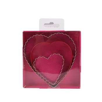 WAY TO CELEBRATE! Way To Celebrate Valentine's Day 3pk Metal Heart Cookie Cutter Set