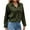 Army Green, variant on tarylea Business Casual Tops for Women Lapel Button down Shirts Chest Pocket Long Sleeve Tops Work Office Shirts