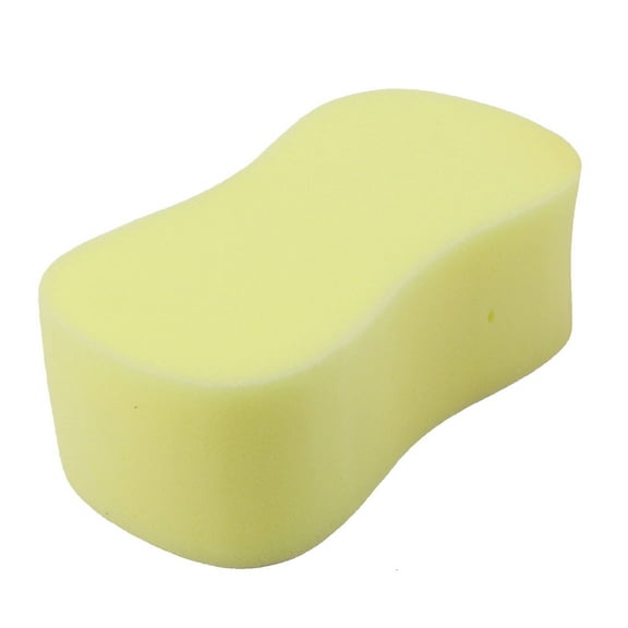 REGALWOVEN Absorbant Jumbo Car Vehicles Washing Cleaning Beige Soft Sponge Pad