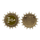 thumbnail image 1 of La depresión Cloud tiempo Pin de gancho de metal vintage con forma de sol Unbranded M, 1 of 3