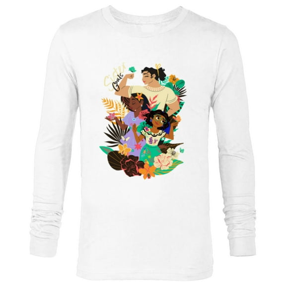 Disney Encanto Sister Goals Mirabel Luisa Isabela Floral - Long Sleeve T-Shirt for Men - Customized-White
