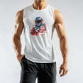 thumbnail image 2 of Men's Sleeveless Tank Top Patriotic Love My Veteran Graphic ComFortable Gym Sportwear, 2 of 5