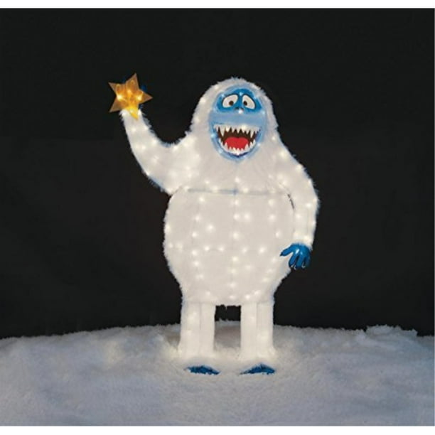 CHRISTMAS 54" TALL TINSEL BUMBLE THE ABOMINABLE SNOWMAN