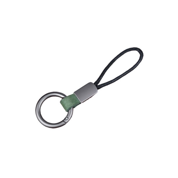 Guardurnaity Llavero moderno hecho a mano, soporte para Llavero duradero para coche, hebilla colgante ligera, regalos de cumpleaños para hombres, accesorios Cinturones Verde oscuro Guardurnaity AP013989-10