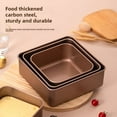 thumbnail image 3 of 6-Inch Professional Square Baking Pan for Traditional Cakes & Breads - Heightened Deep Design, Non-Stick Coating, Durable Material, Easy Clean - Ideal Baking Tool for Home & Pro Bakers, 3 of 6