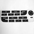 thumbnail image 3 of 1 Set Front Radio Button Repair CD Decals Stickers Replacement ForGrand Punto Matte Black Front Sticker Repair Decals, 3 of 5