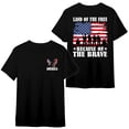 thumbnail image 3 of FLAGWIX Patriotic Gifts For Men - Land Of The Free Because Of The Brave, 4th Of July Gifts - Mens Shirts, 3 of 6