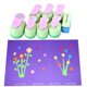 thumbnail image 4 of Crafts Punch 8 en 1 Juego de perforadoras de papel con diseño de mariposas y hojas de flores, juego de perforadoras para álbumes de recortes, paquete de 8, 4 of 4