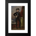 thumbnail image 2 of Tommaso Lorenzone 15x24 Black Modern Framed Museum Art Print Titled - Portrait of Vittorio Emanuele I (1840), 2 of 5