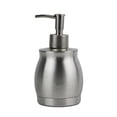 thumbnail image 1 of Dispensador de jabón líquido de acero inoxidable de 390 ml, contenedor de jabón manual, botella de loción de acero inoxidable, 1 of 7