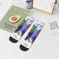 thumbnail image 6 of Lsque Mario Printed Crew Socks, Moisture-Wicking Socks, Athletic Socks for Men Breathable Cushion Socks Casual Sport Socks for Running Traveling, 6 of 6