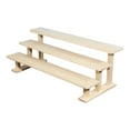 thumbnail image 2 of Tnarru Figure Display Stand Storage Shelf Decoration Multifunctional Perfume Organizer Wooden Display Riser for Cosmetics Countertop 3 Tier 50cm, 2 of 8