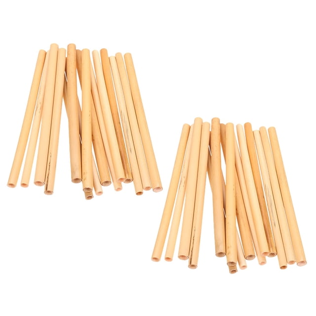 OULII 30pcs Natural Reed Bee Tubes For Beekeeping Essential Bee House Inserts For Mating Pollinating And Breeding