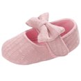 thumbnail image 2 of Hipattires Shoes for Preemie Pink Solid Girls Shoes Easy on, 2 of 7