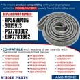 thumbnail image 3 of Whole Parts Dryer Felt Seal Gasket Part# 137565300 - Replacement & Compatible with Some Electrolux, Frigidaire, Crosley and Kenmore Dryers, 3 of 6