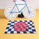 thumbnail image 5 of Alfombra de pasillo lavable para casa, restaurante, oficina, alfombra de cocina antideslizante de color azul, 5 of 8