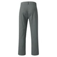 thumbnail image 5 of Kureaily Male Casual Business Solid Slim Pants Zipper Fly Pocket Cropped Pencil Pant Trousers, 5 of 5