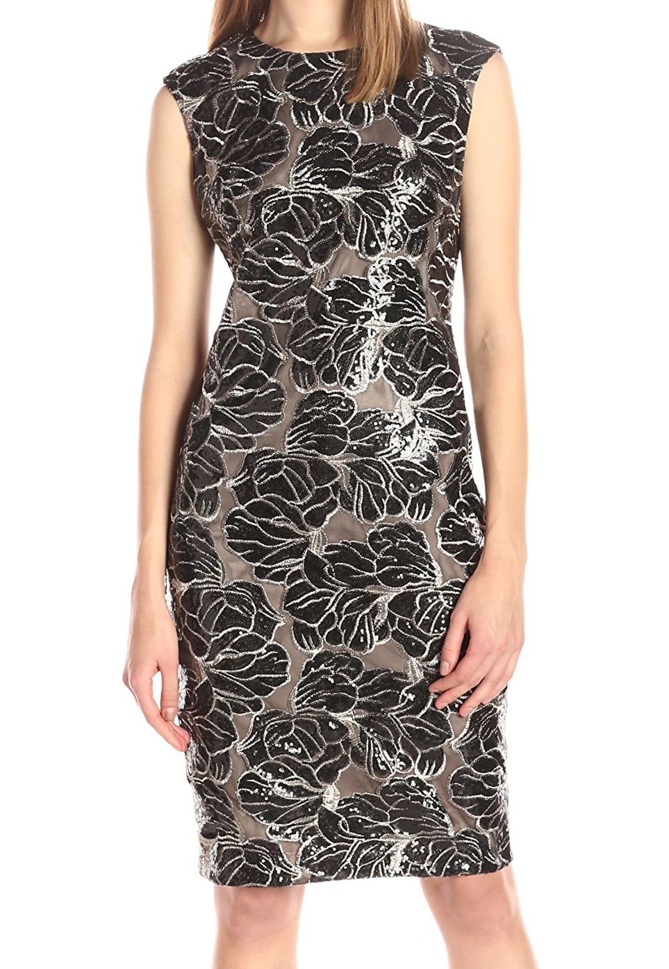 vince camuto ruched bodycon dress