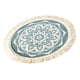 thumbnail image 3 of Mantel individual redondo de algodón y poliéster, redondo, suave, cómodo, tejido con borlas para decoración de cocina, A L, 3 of 13