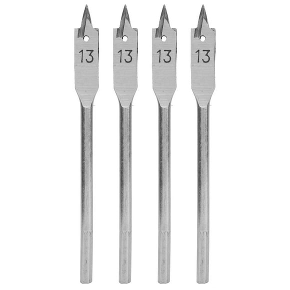 Accessories, 4Pcs 13mm  Drill Bits Sets Spade Drill Bit Set Spade Drill Bits With Men Women For Electrical Wiring