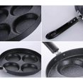 thumbnail image 4 of Pancake Pan, 24cm Pancake Pan with 4 Holes, Round Non-Stick Frying Pan, Breakfast Pan (Black), 4 of 5