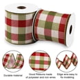 thumbnail image 3 of Cinta decorativa Whaline Buffalo Check Wired Edge, 2.5 pulgadas x 10 yardas, 3 of 7