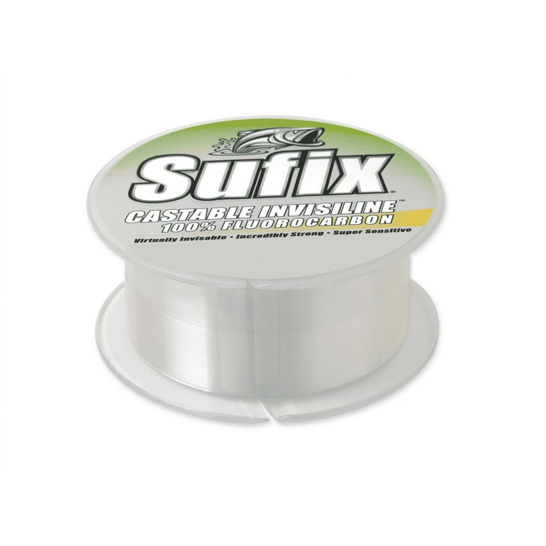 Sufix InvisiLine Casting Fluorocarbon 8 lb Clear 100 YDS Fishing Line 