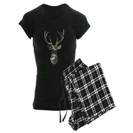 

CafePress - Camo Buck - Women s Dark Pajamas