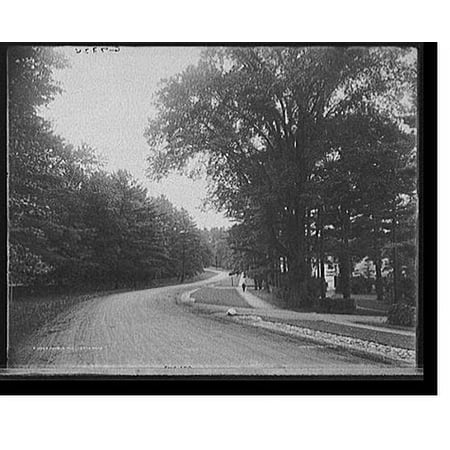 Historic Print, Kemble Ave. [i.e. Street], Lenox, Mass., 16" x 20"