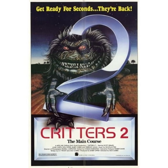 Critters 2 Main Course Movie Poster - 11 x 17 in.