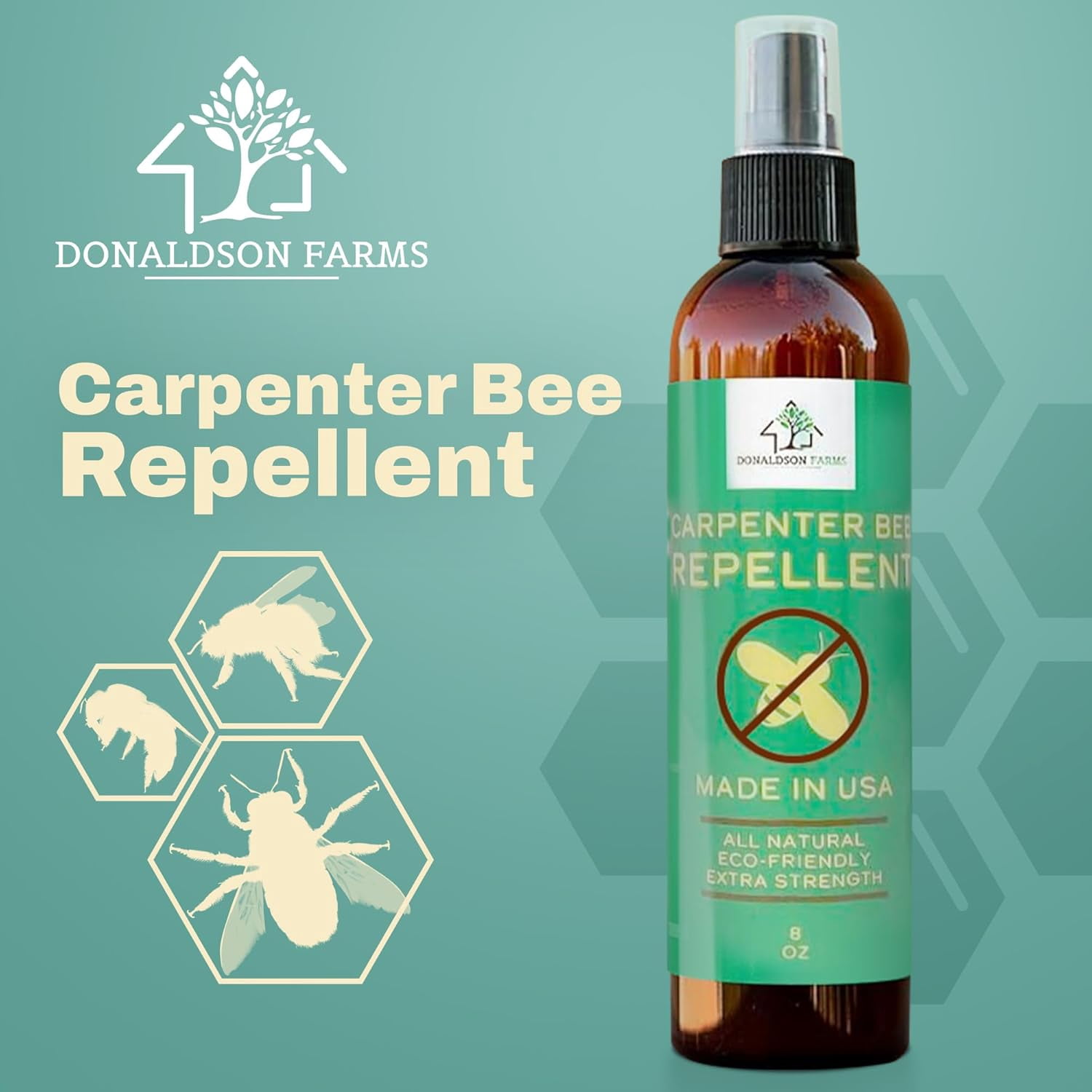 Donaldson Farms Non-Toxic Spray Insect & Pest Repellent, 8 oz