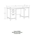 thumbnail image 2 of Pemberly Row Contemporary Engineered Wood Desk in Natural Maple Finish, 2 of 16