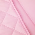 thumbnail image 3 of Flxxie Microfiber Toddler Bedding Set, Soft and Easy Care Crib Sheet Set, Includes Quilted Comforter, Flat Top Sheet, Fitted Sheet, Envelope Pillow Case for Boys and Girls, Pink, 4 Pieces, 3 of 7