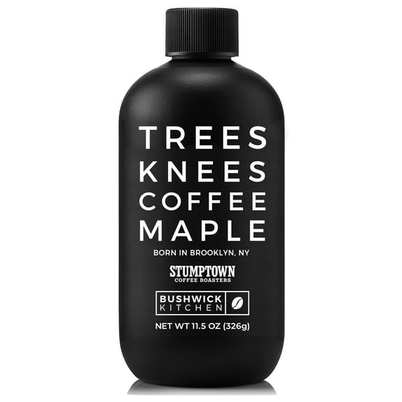 Trees Knees Coffee Maple, Organic Maple Syrup Infused with Stumptown Coffee, 11.5 Ounce Bottle