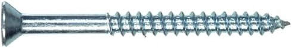Hillman 40144 12 x 0.75 in. Phillip Flat Head Zinc Plated Steel Wood Screws
