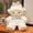 B, variant on 10" Cute Sheep Plush Toy in Outfit, Cartoon Vegetable Themed Stuffed Animal Doll, Fluffy Lamb Character Plushie for Collection, Decor and Gift(B)