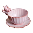 thumbnail image 4 of Adorno de taza de té de cerámica con mascota de té, figura coleccionable en miniatura de taza de té de Kung Fu para decoración de comedor y casa de, 4 of 8