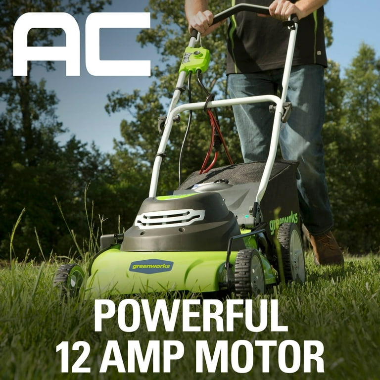 Greenworks 12-Amp 20-in Corded Electric Lawn Mower Greenworks 12-Amp 20-in Corded Electric Lawn Mower