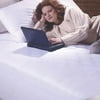Louisville Bedding Company Combo Twin Extra Long-size Mattress Pad and Twin Pack Pillow Set