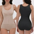 thumbnail image 2 of Bodysuit Shapewear Double Breasted Tummy Control Body Shaper Postpartum Slimming Woman Waist Trainer Flat Belly  Comfort Corset, 2 of 10